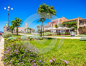 Beautiful village of Acciaroli at the Cilentan Coast, Campania, Italy