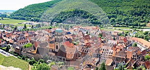 Beautiful village in Alsace - France