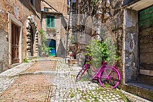 The beautiful village of Castro dei Volsci, near Frosinone, Lazio, Italy. photo