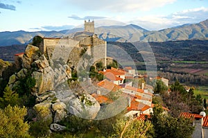 The beautiful village of Eus, France