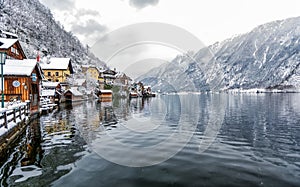 The beautiful village of Hallstatt in the Austrian Alps