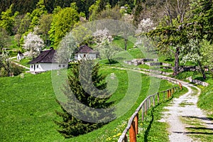 Beautiful village Kaliste in Slovakia