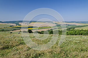 Beautiful village landscape in northern Bulgaria