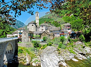 The Beautiful Village of Lavertezzo in Locarno, Switzerland