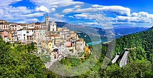 Beautiful villages of Itay - Colledimezzo in Abruzzo, Lago di B