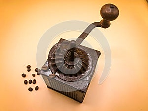 vintage coffee grinder