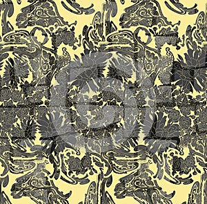 Beautiful vintage floral seamless for your business. Colorful Paisley pattern for textile