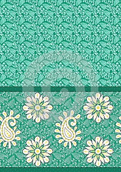 Beautiful vintage floral seamless for your business. Colorful Paisley pattern for textile