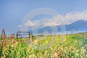 Beautiful Vista of Absaroka Mountain Farm