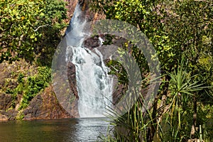 beautiful wangi waterfalls in litchfield national park, northern territory