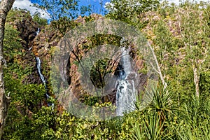 beautiful wangi waterfalls in litchfield national park, northern territory photo