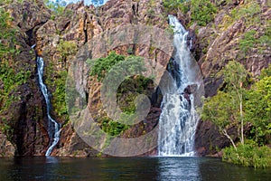 beautiful wangi waterfalls in litchfield national park, northern territory photo