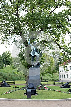 The beautiful war monument in Fredericia