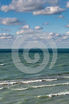 Beautiful water on Lake Michigan