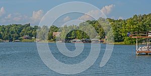 Beautiful water reservoir of Williamstown Lake in Williamstown, Grant County, Kentucky