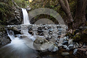 Beautiful waterfal, Troodos mountains, Cyprus