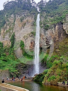 beautiful of waterfall