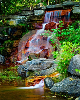 Beautiful Waterfall in Andrew Haydon Park