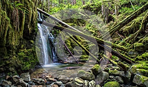 Beautiful Waterfall British Columbia photo