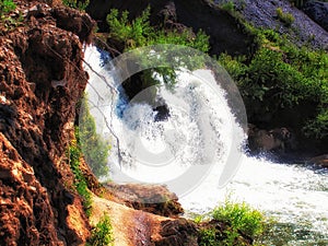 Beautiful Waterfall in deep forest