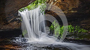 The beautiful waterfall in forest