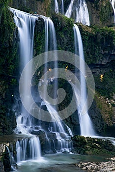 Beautiful waterfall in Furong ancient town, Xiangxi, Hunan, China