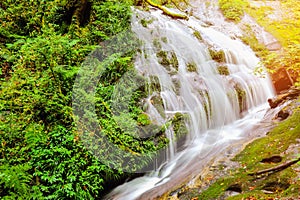 Beautiful waterfall in Keawmeapan at Doi Intanon national Par