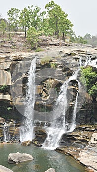 A Beautiful waterfall in Koriya district