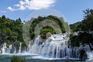 Beautiful Waterfall In Krka