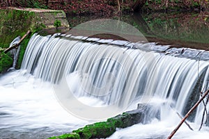 A beautiful waterfall with long exposure time