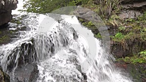 Beautiful Waterfall in the mountains