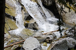 Krásny vodopád v horách - Európa, Vysoké Tatry