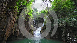 Beautiful waterfall at Namtok phlio National Park chanthaburi thailand.