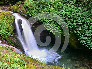 A beautiful waterfall in Nepal