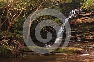 Beautiful waterfall in New South Wales, Australia