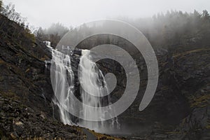 Beautiful Waterfall in norway