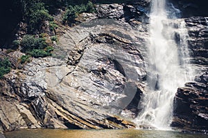 Beautiful waterfall in Sri Lanka.