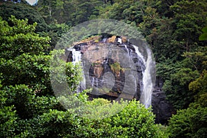 A beautiful waterfall in Sri Lanka named Galaboda ella