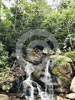 Beautiful waterfall in srilanka