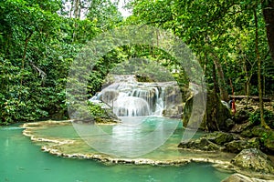 Beautiful Waterfall in thailand