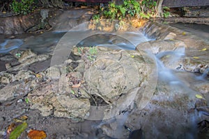 Beautiful waterfalls in Kanchanaburi province, Thailand