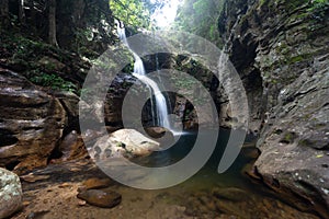 Beautiful waterfalls of the Macquarie Pass Australia