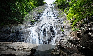 Beautiful waterfalls `Sarika Waterfall` in Nakhonnayok,Thailand.