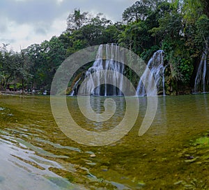 A beautiful Waterfalls of Tamasopo san luis potosi mexico photo