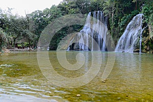 beautiful Waterfalls of Tamasopo san luis potosi mexico photo
