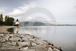 Beautiful waterscape. Liptovska Mara, Slovakia