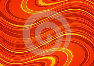 Beautiful Waving Orange Abstract background,Wonder and Cream concept,design for texture and template.