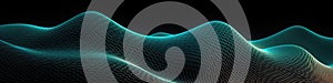 Beautiful Wavy Lines Texture Background Pattern. Generative AI