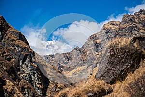 Beautiful way for trekking to Annapurna base camp