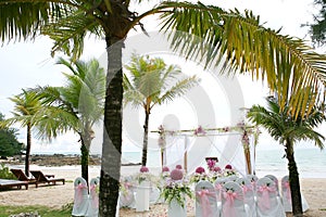 Beautiful wedding arch